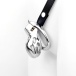 FAAK - Chastity Cage 183 w Belt - Silver photo-2