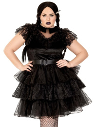Leg Avenue - Raving Rebel Costume - Black - 1X-2X 照片