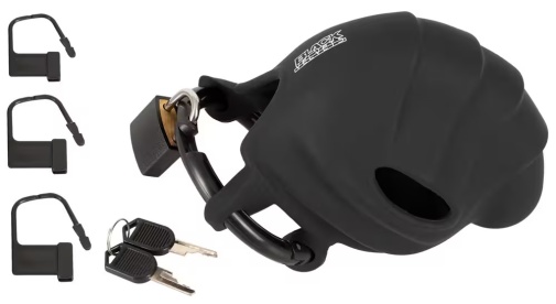 Black Velvets - Cock & Ball Chastity Cage - Black photo