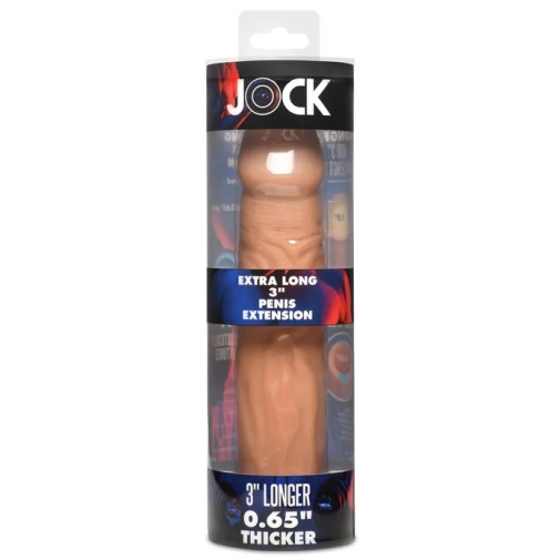 Jock - 3" 超長陰莖套 - 肉色 照片