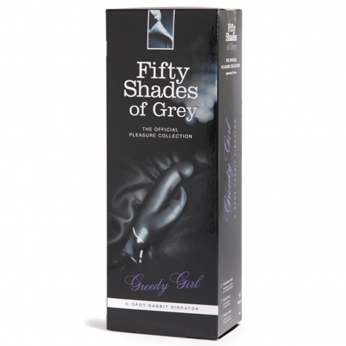Fifty Shades of Grey - Greedy Girl G點 兔子震動棒 - 黑色 照片