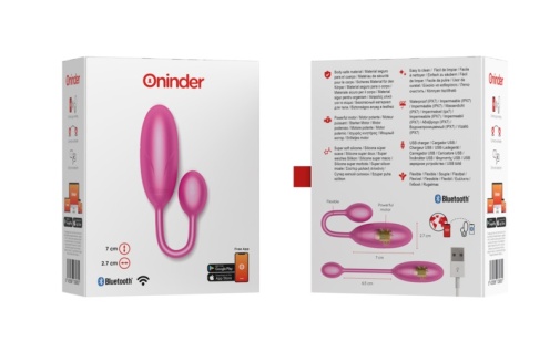 	 Oninder - Denver 應用程式遙控震蛋 - 粉紅色 照片
