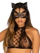 Leg Avenue - Studded Cat Mask - Black photo