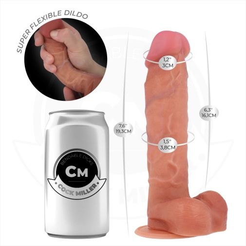 Cock Miller - 19.3cm 仿真假阳具 - 肉色 照片