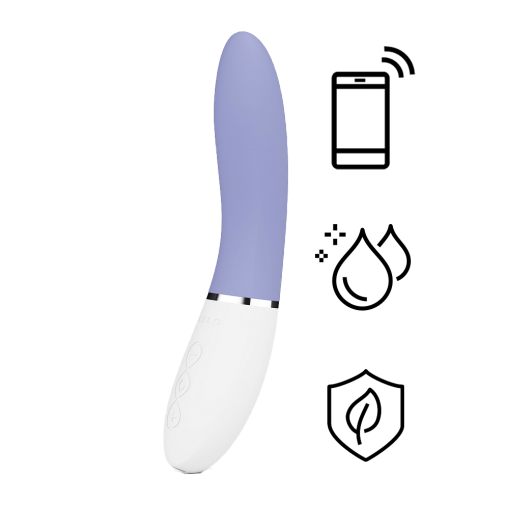Lelo - Liv 3 優質G點震動棒 可連應用程式 - 淺藍色 照片