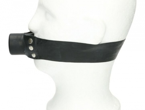 Mister B - Rubber Piss Gag - Black photo