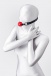 Anonymo - Ball Gag - Red photo-2