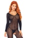 Leg Avenue - Long Sleeved Bodystocking - Black photo-5