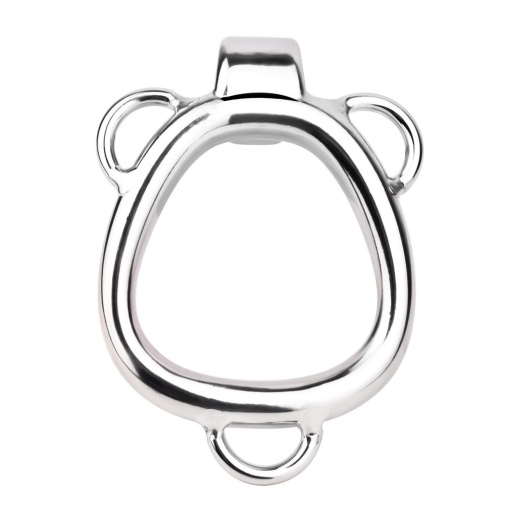 FAAK - Shell Chastity Cage 45mm - Silver 照片