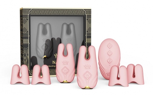Zalo - Nave 可APP遥距控制乳头震动器 - 珊瑚粉色 照片