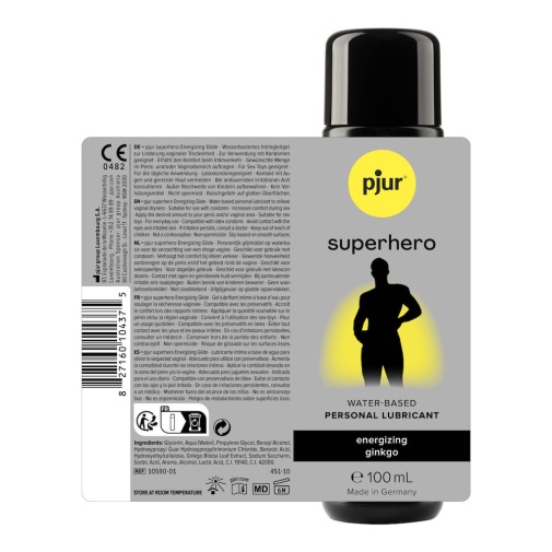 Pjur - 超級英雄活力提升水性潤滑液 - 100ml 照片