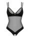 Obsessive - Nesari Crotchless Teddy - Black - XL/2XL 照片-3