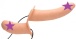 Strap U - Power Pegger 穿戴式束帶連震動雙頭假陽具 - 肉色 照片-2