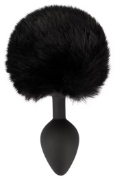 You2Toys - Fluffy Tail Plug M - Black photo