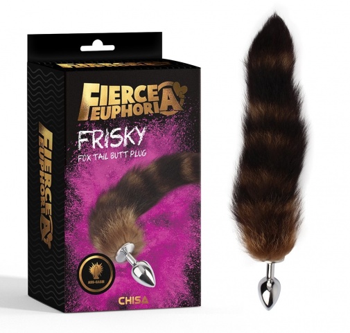 Chisa - Frisky Fox Tail Butt Plug - Brown photo