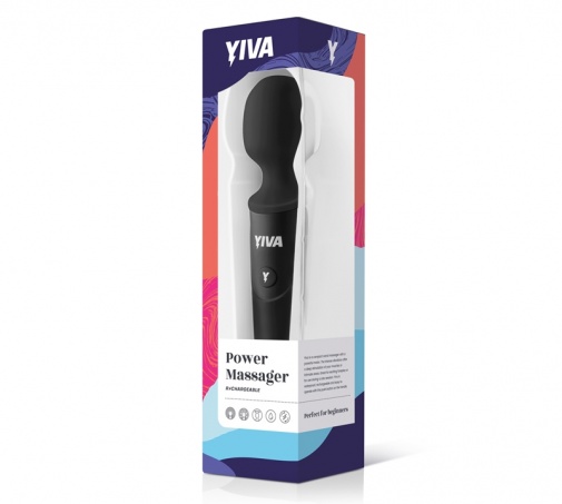 Yiva - 充電式按摩棒 - 黑色 照片