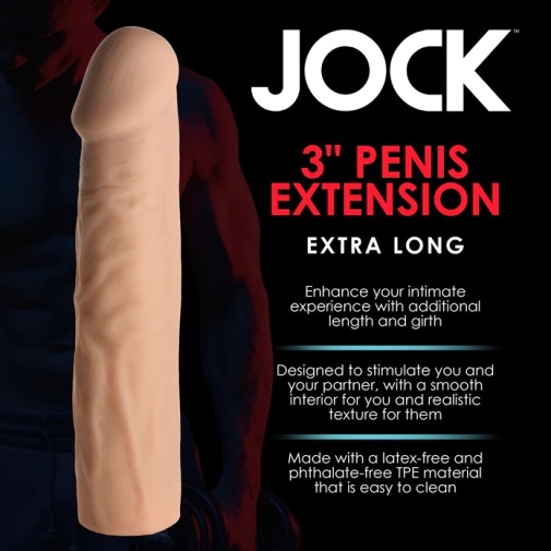 Jock - 3" Extra Long Sleeve - Light photo