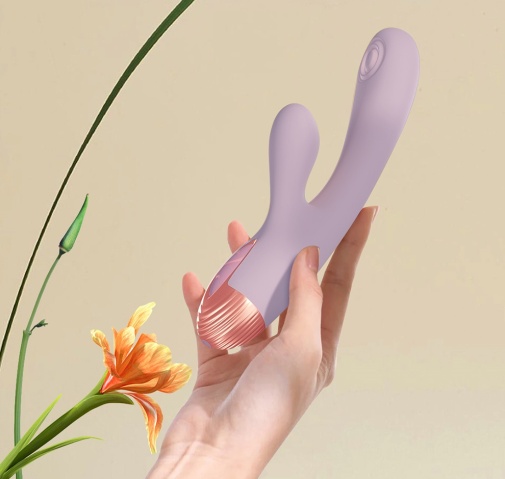 Drywell - Pada Rabbit Vibrator - Purple photo