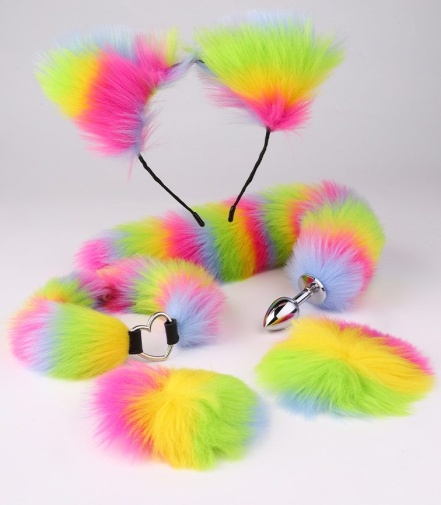 MT - Tail Plug Set 4pcs - Rainbow photo