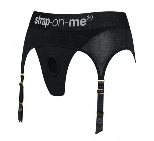 Strap-On-Me - Rebel Harness w Suspenders - Black - L photo