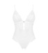 Obsessive - Heavenlly Crotchless Teddy - White - M/L photo-7