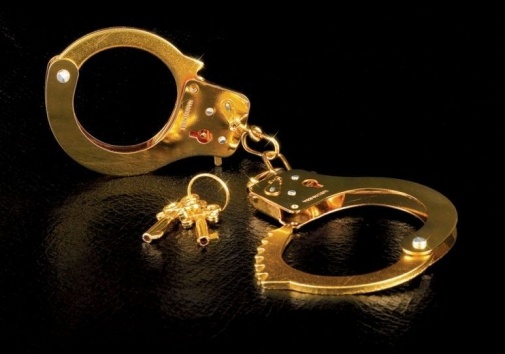 Fetish Fantasy - 金属手扣 - 金色 照片
