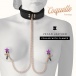 Coquette - Chic Desire 頸圈連乳頭夾 - 黑色 照片-7