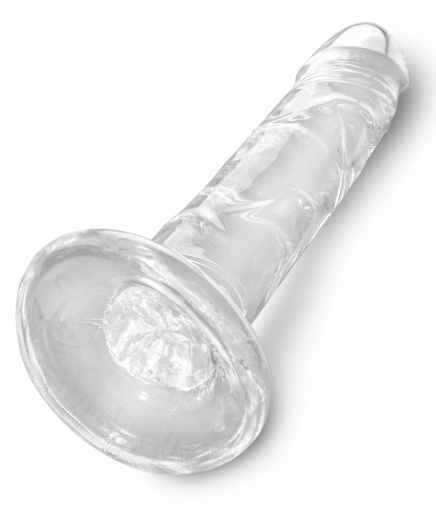 King Cock - 6" 仿真假陽具 - 透明 照片