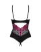 Obsessive - Rosenty Crotchless Teddy - Black - XS/S photo-4