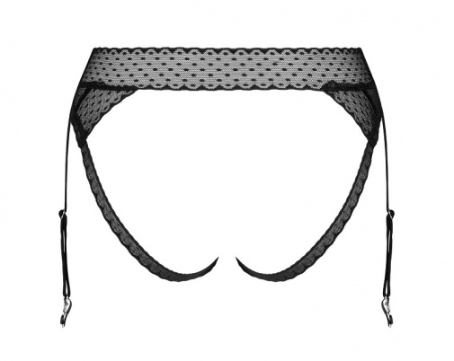 Obsessive - Lanelia Garter Panties - Black - M/L photo
