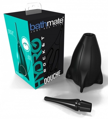 Bathmate - Hydro Rocket 后庭清洁器 - 黑色 照片