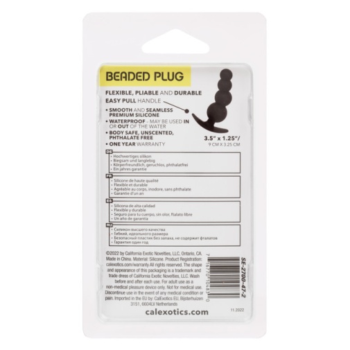 CEN - Boundless Beaded Plug - Black photo
