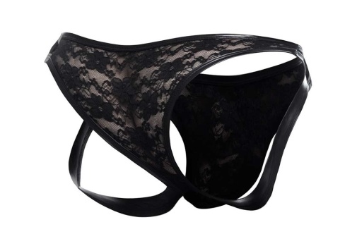 Cut4men - Lace Hybrid Jockstrap - Black - L photo