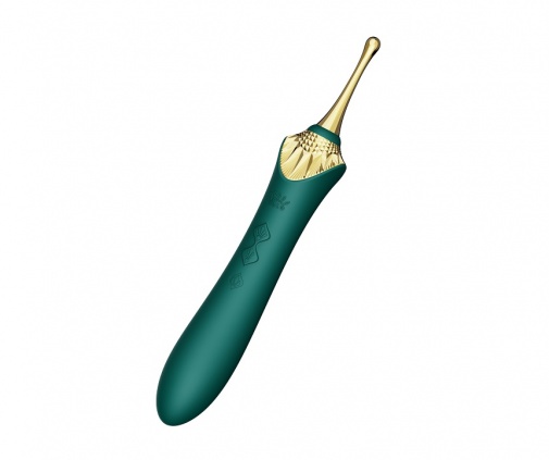 Zalo - Bess 2 Heating Dual Vibrator - Turquoise Green photo