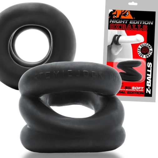 Oxballs - Z-Balls Ballstretcher - Night Black 照片