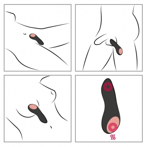 Cupa - Warming Touch Vibrator - Black photo