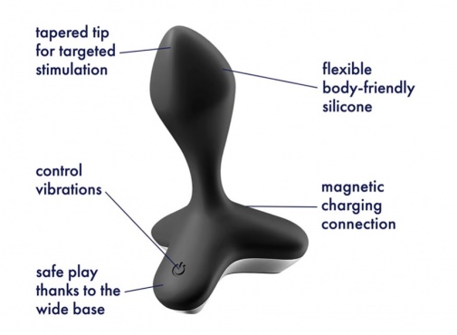 Satisfyer - Game Changer 电动后庭塞 - 黑色 照片