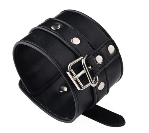 MT - Handcuffs w Fingers Lock - Black photo