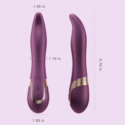 Honey Play Box - Fling App 智能遙控 仿舌頭震動器 - 紫色 照片