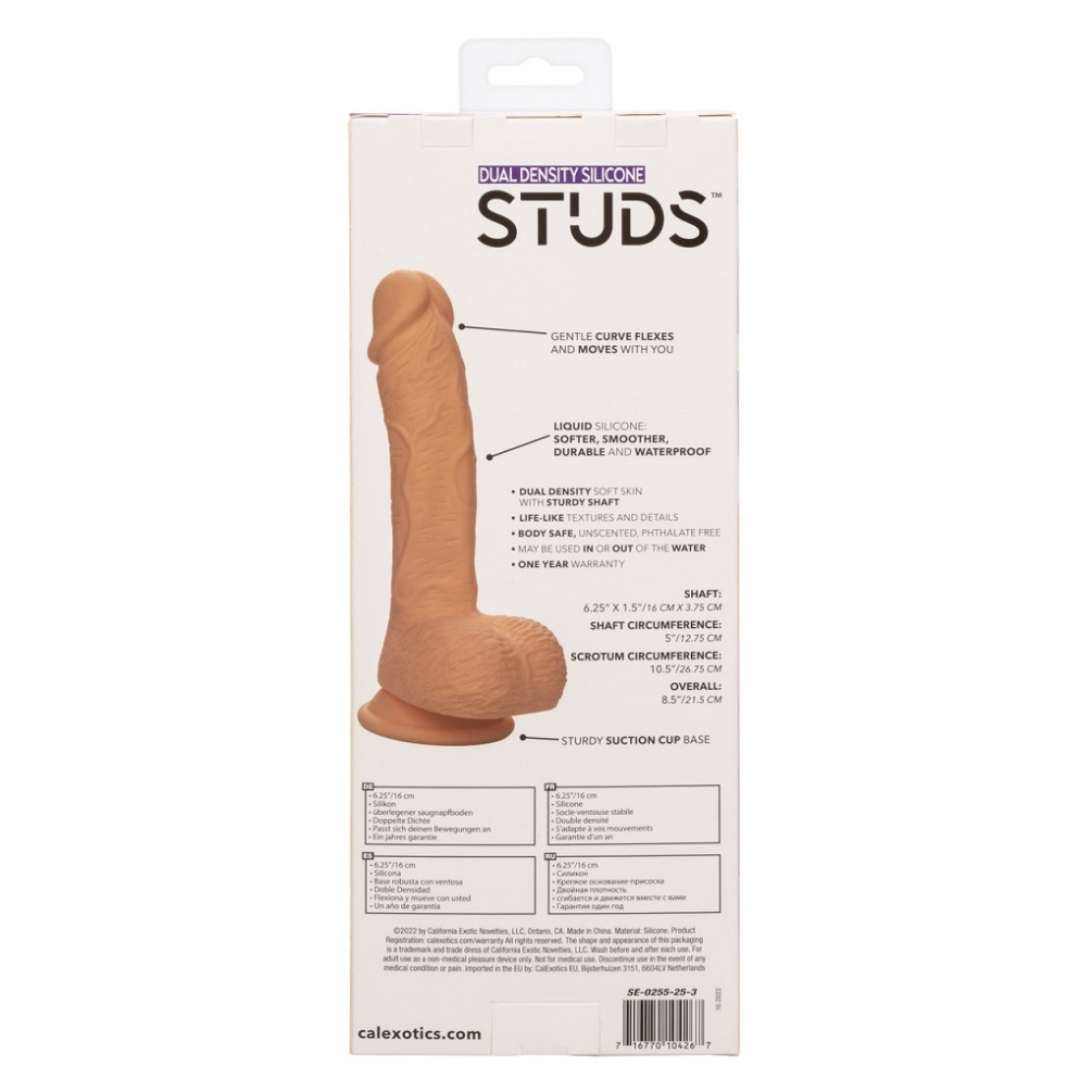This stud is made for your pleasure! The Dual Density Silico... CEN - 6.25" Dual Density Dildo - Flesh photo-12