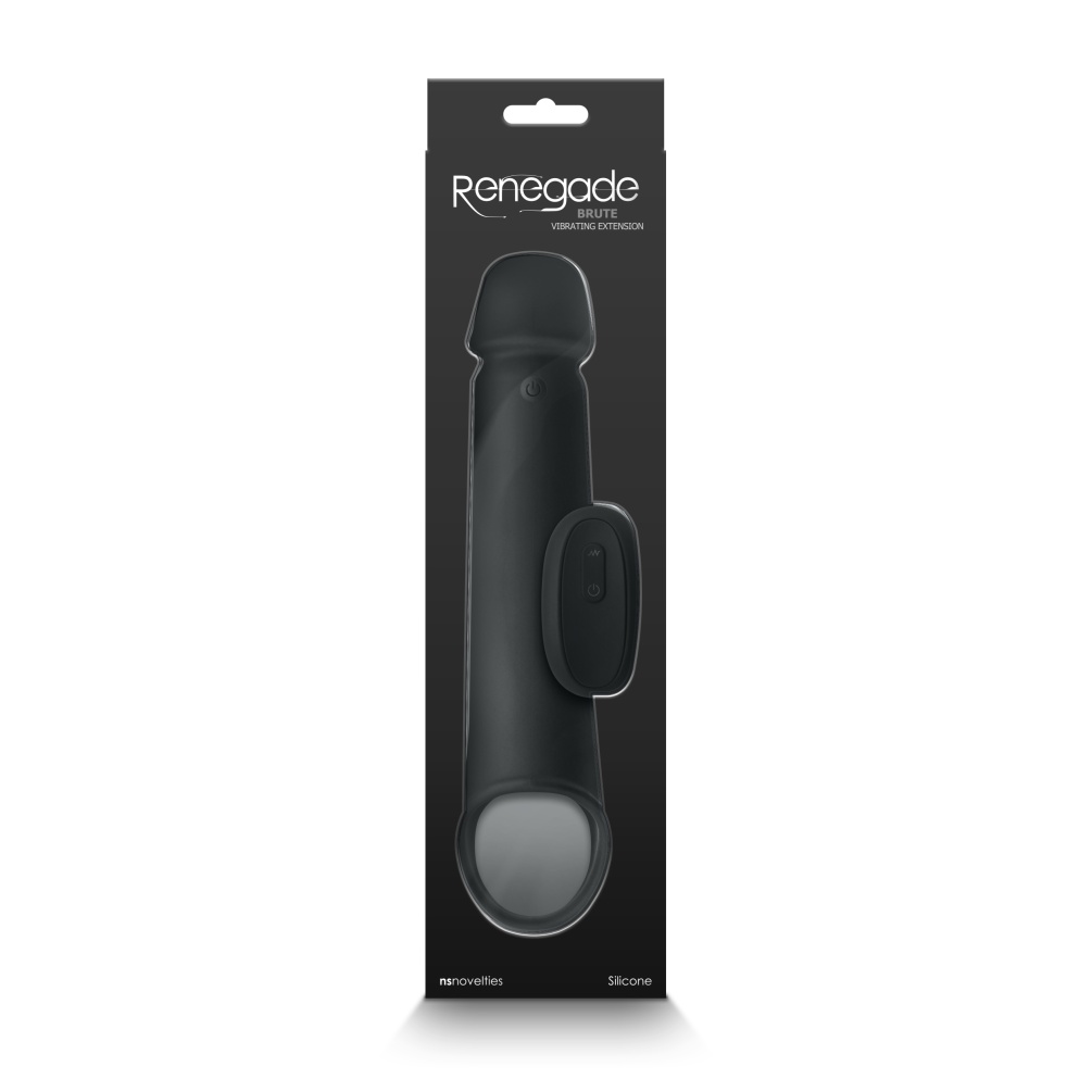 Renegade’s Brute extension provides extra inches and extra p... NS Novelties - Renegade Brute Vibro Extender - Black photo-5