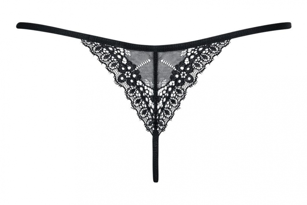 Wow! Lacey Intensa thong - they tempt and seduce. Not only y... Obsessive - Intensa Thong - Black - S/M photo-11