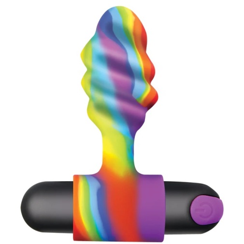 Bang! - Rainbow Vibro Butt Plug photo