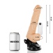 Basecock - 震动仿真假阳具 连阴囊  19.5cm - 肉色 照片-3