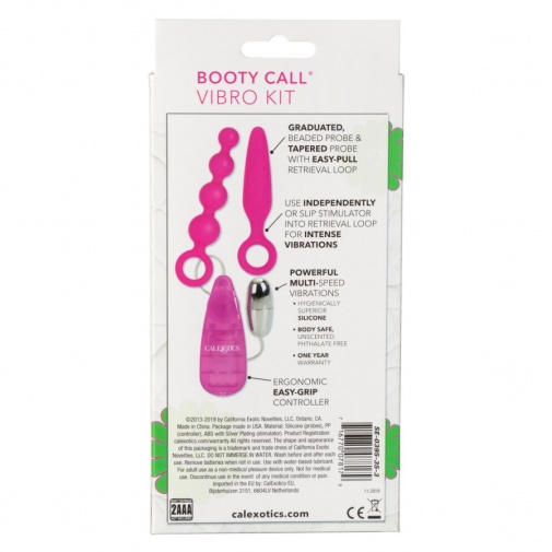 CEN - Booty Call Booty Vibro Kit - Pink photo