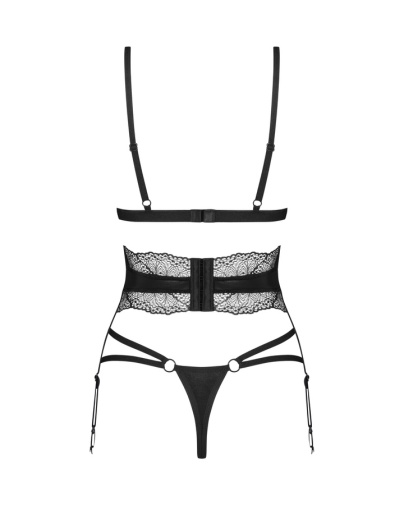 Obsessive - Lobellis 3 pcs Set - Black - XS/S photo