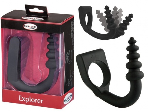 Malesation - Explorer Anal Plug - Black photo