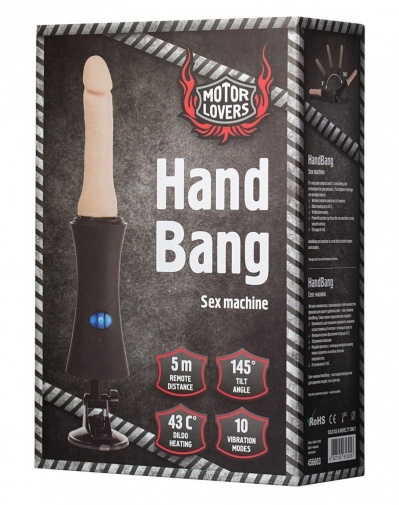 Motor Lovers - HandBang 加熱性愛機器 - 黑色 照片