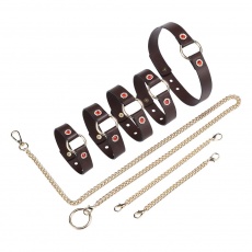 MT - Flower Stone Bondage Set - Black photo