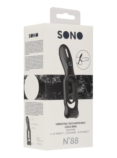Sono - #88 震動陰莖環 - 黑色 照片